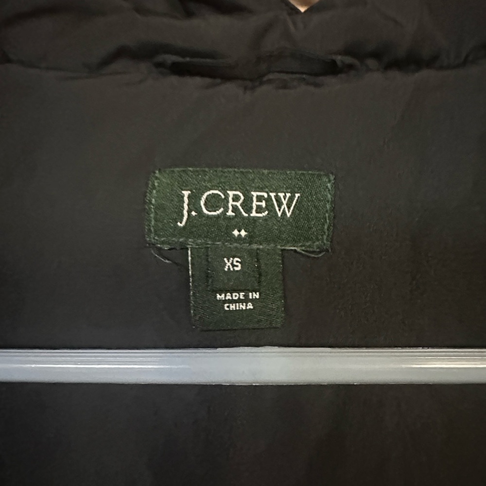 J. Crew Women’s Long Down Puffer Jacket Sz XS PreOwned No Belt - Picture 5 of 6